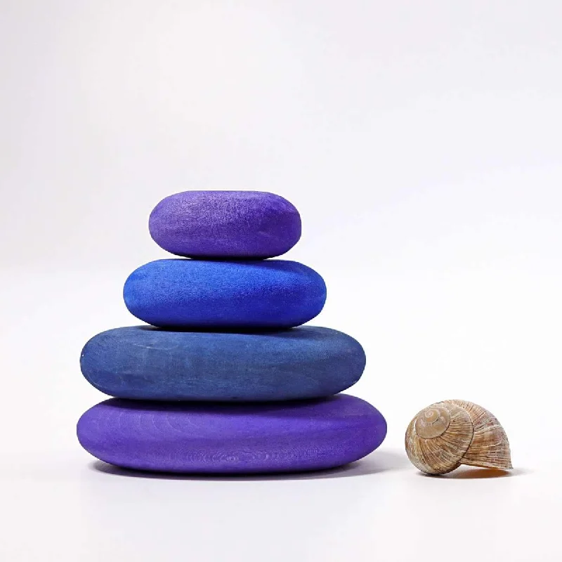enchanting and whimsical wooden toys for children                   Grimm's dream pebbles, purple