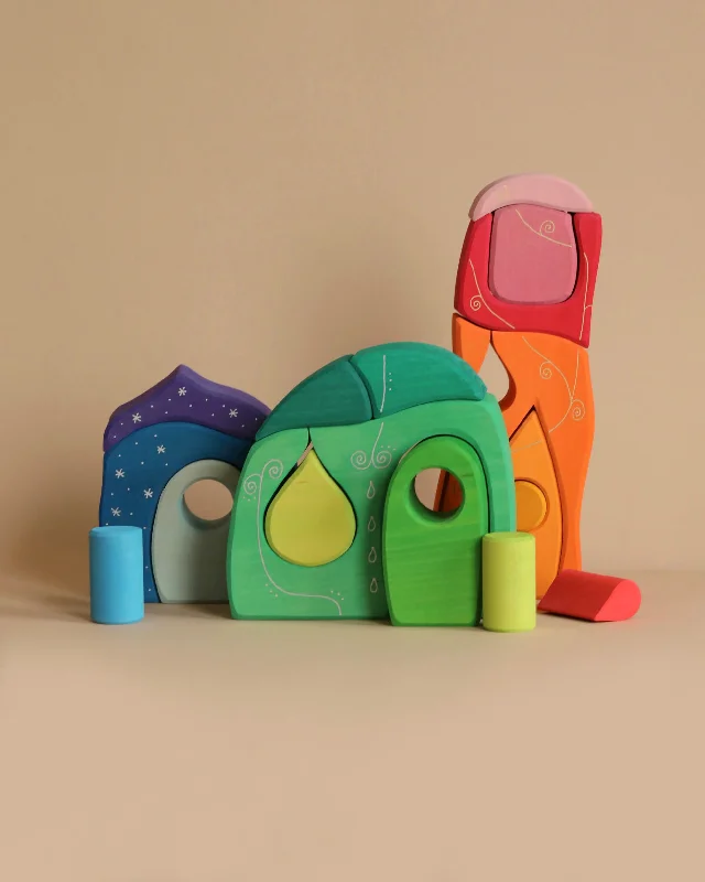 engaging and educational wooden toys                  Grimm's Fairy Tale Village
