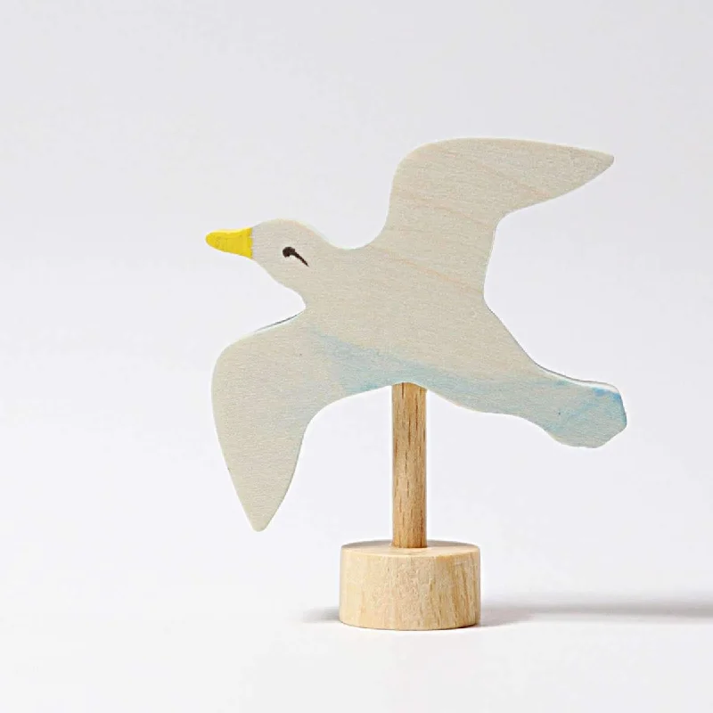 enchanting wooden toys that create lasting memories                   Grimm's birthday ring deco seagull