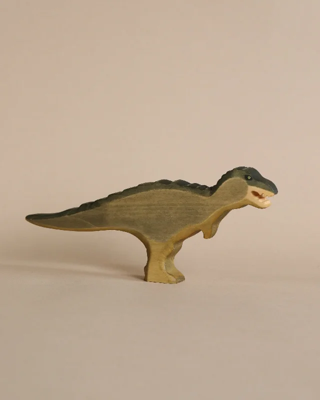 historically inspired wooden toys that teach history                   Handmade Holzwald T-Rex Green