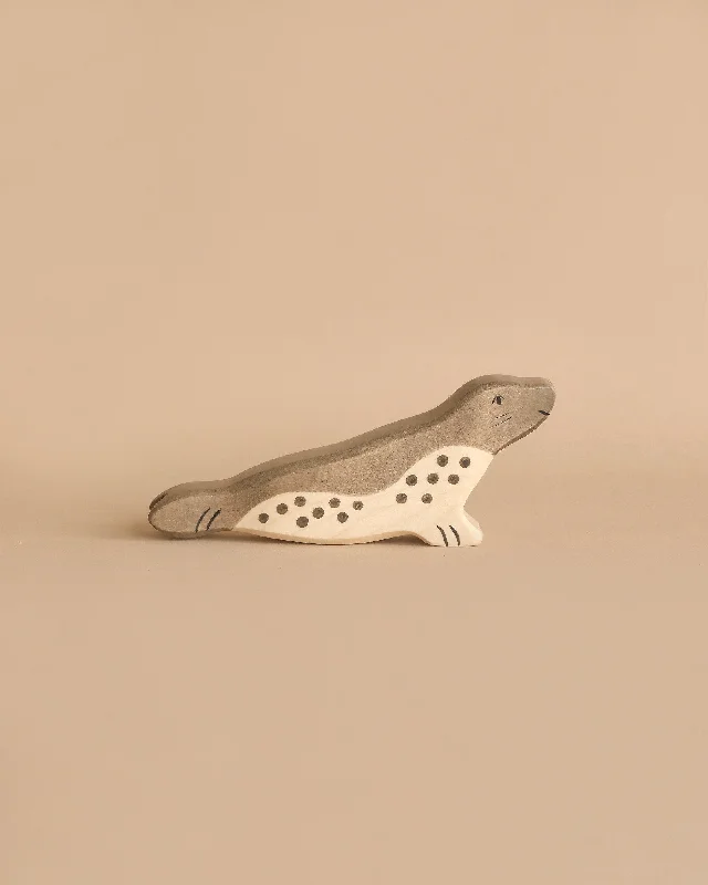 whimsical wooden toys                   Holztiger Seal, Head Forward