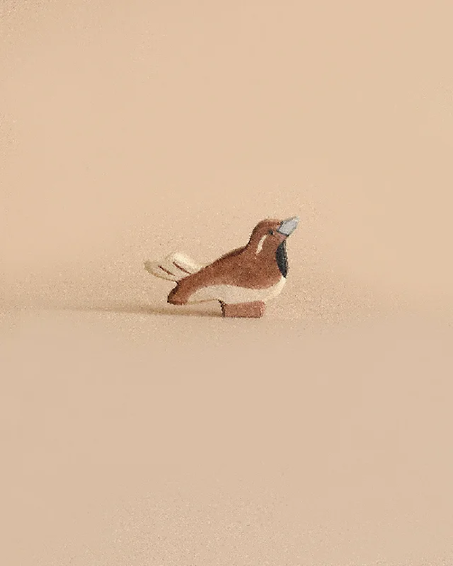 sturdy wooden toys                  Holztiger Sparrow Bird