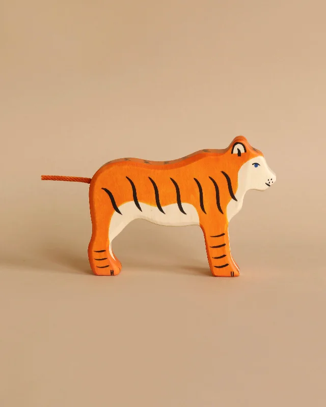 skillfully crafted wooden toys                   Holztiger Tiger, Standing