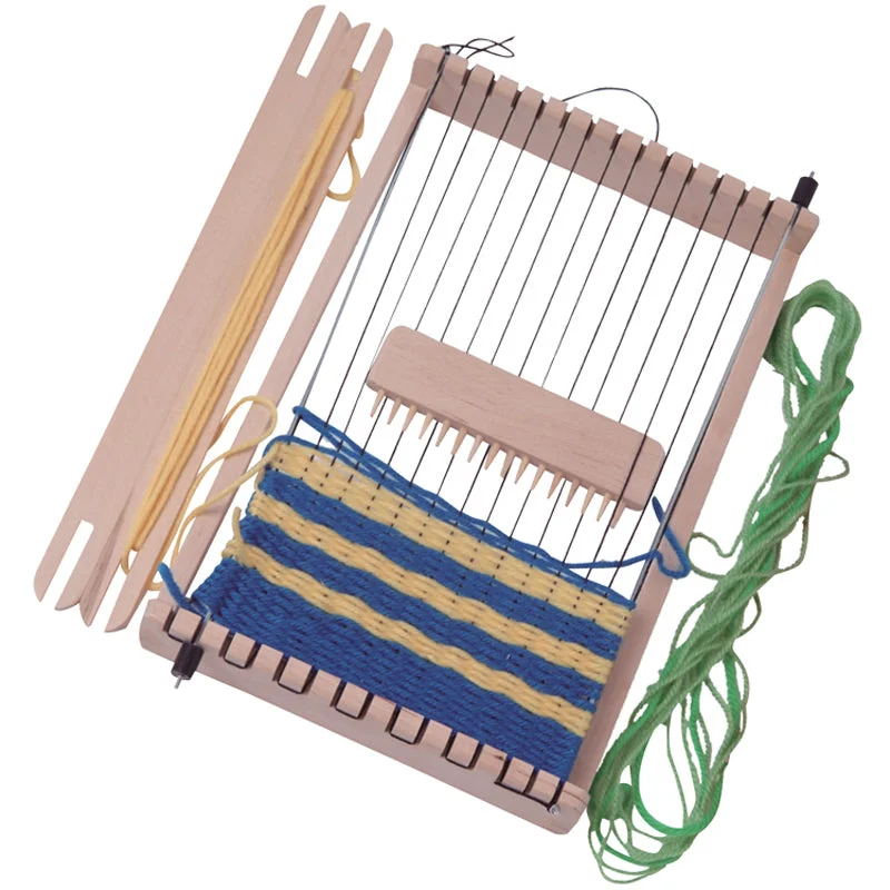 safe and appropriate wooden toys for young children                   House of Marbles Wooden Wool Loom