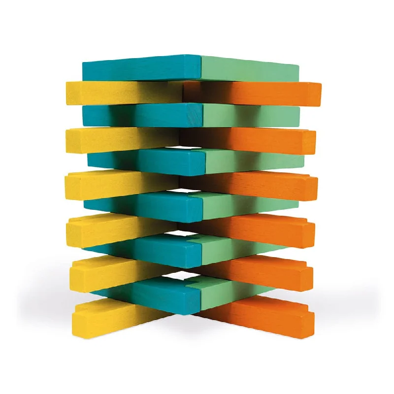 environmentally conscious wooden toys                 Janod 60-Piece Construction Set 370