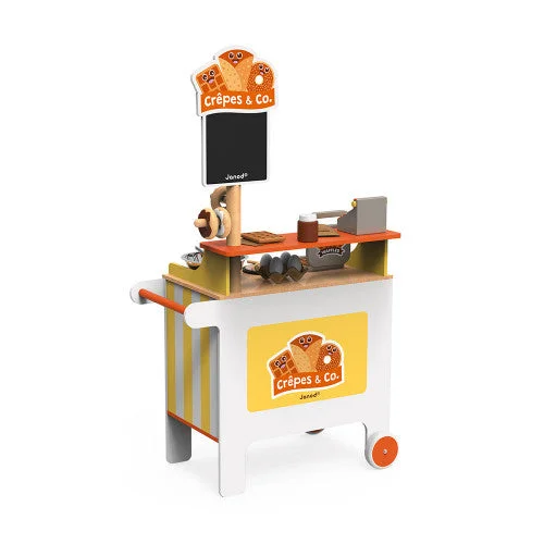 beautifully detailed wooden toys                  Janod Crepes & Co Waffle House