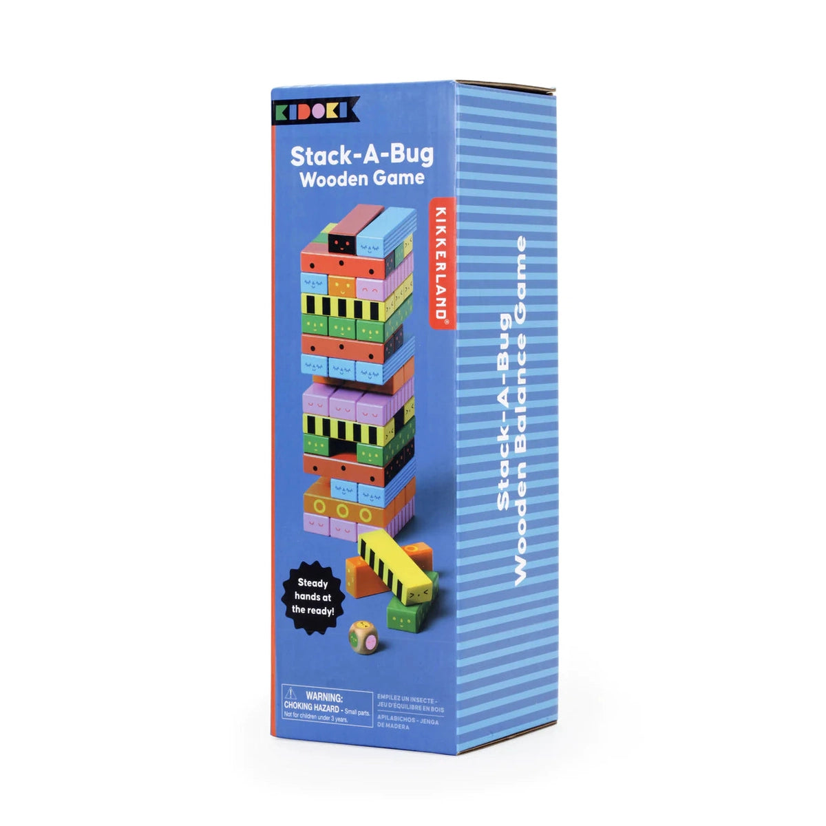 timeless classic wooden toys                   Kikkerland stack a bug wooden game