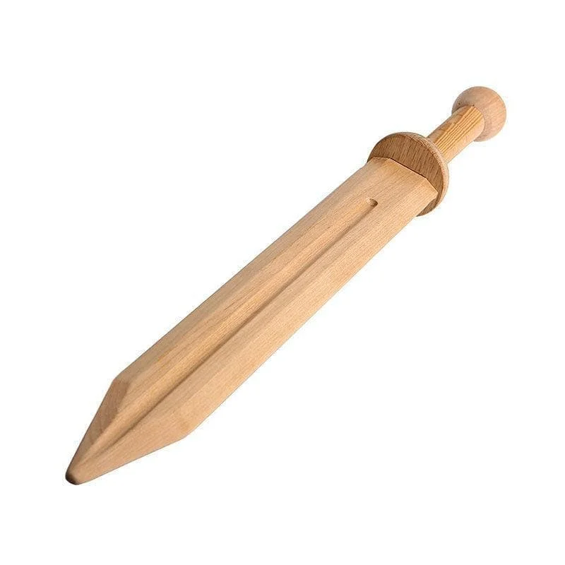 whimsical wooden toys                   Large Wooden Play Sword - Gladius