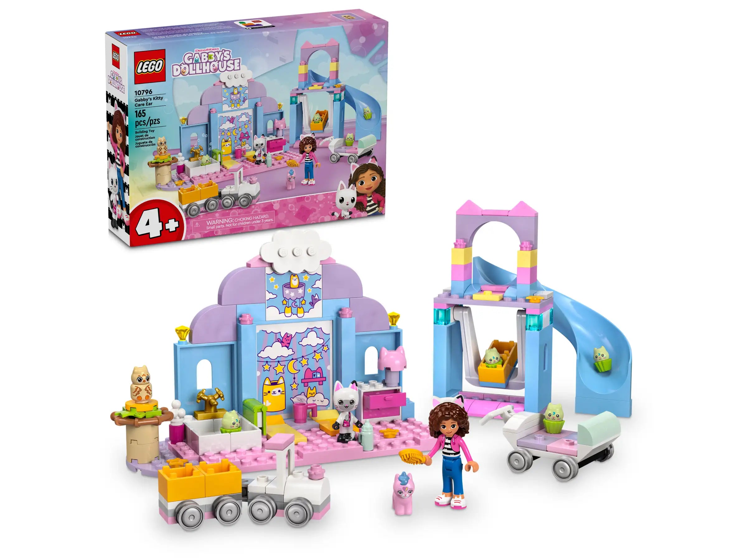 Promoting social skills LEGO playLEGO 10796 Gabby's Dollhouse Gabby's Kitty Care Ear