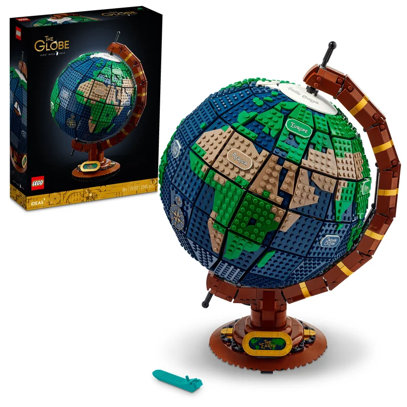 Precisely scaled LEGO miniaturesLEGO 21332 Ideas The Globe