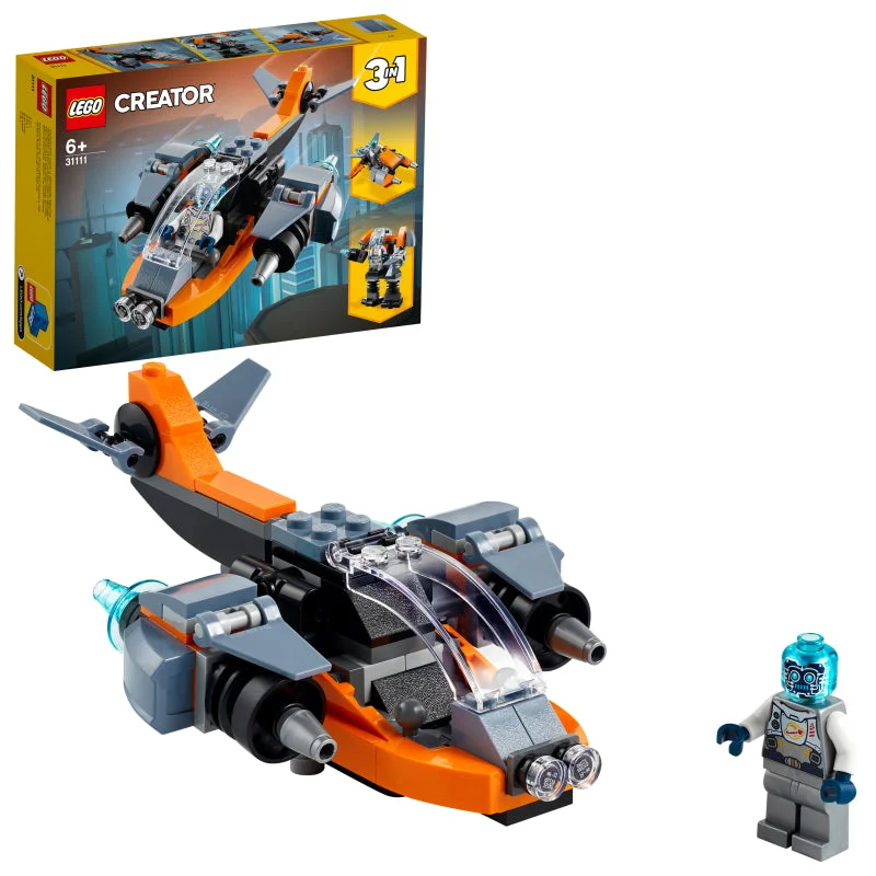 Enhancing cognitive development LEGOLEGO 31111 Creator Cyber Drone