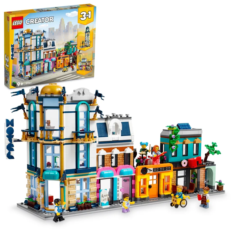 Reflecting popular cultures LEGO themesLEGO 31141 Creator Main Street