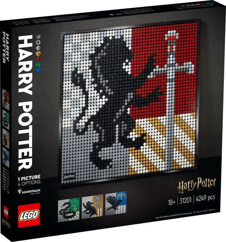 Consistently high-quality LEGO productsLEGO 31201 LEGO Art Harry Potter Hogwarts Crests Consistently high-quality LEGO productsLEGO 31201 LEGO Art Harry Potter Hogwarts Crests