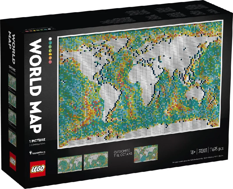 Encouraging imaginative storytelling LEGOLEGO 31203 LEGO Art World Map