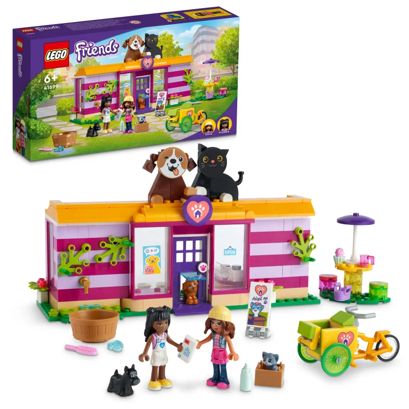 Reflecting popular cultures LEGO themesLEGO 41699 Friends Pet Adoption Cafe