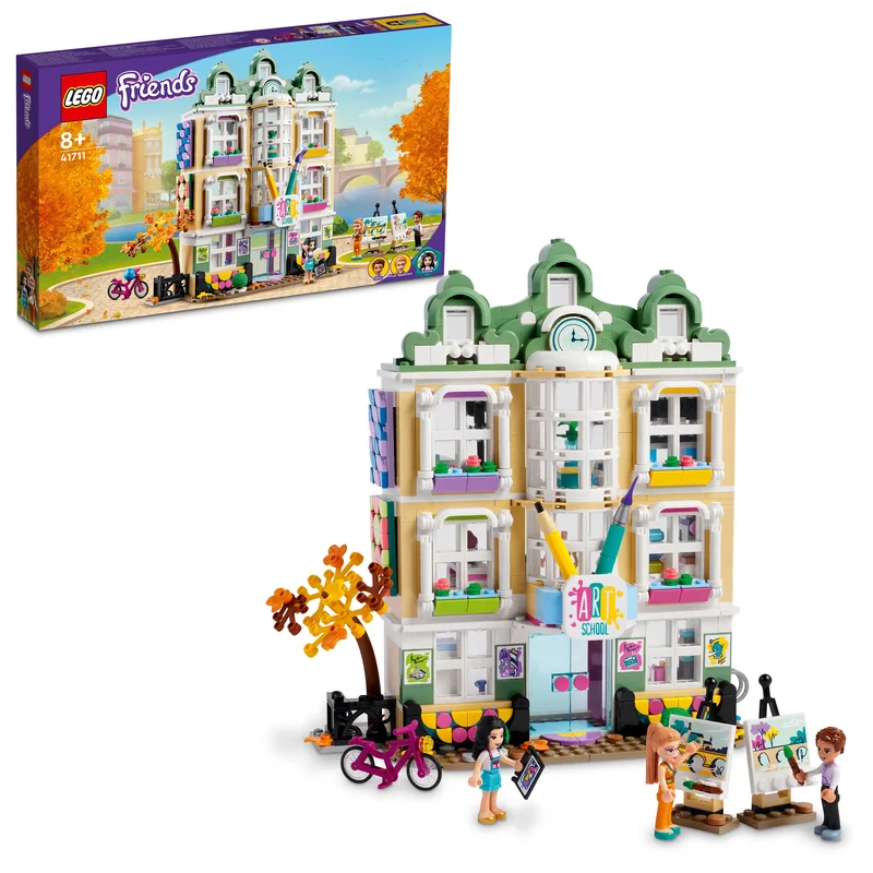 Promoting fine art skills LEGO modelsLEGO 41711 Friends Emma's Art School