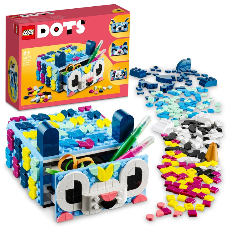 Enhancing cognitive development LEGOLEGO 41805 Dots Creative Animal Drawer