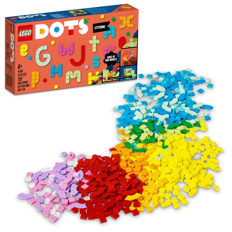 Fostering patience and perseverance LEGOLEGO 41950 Dots Lots Of Dots Lettering