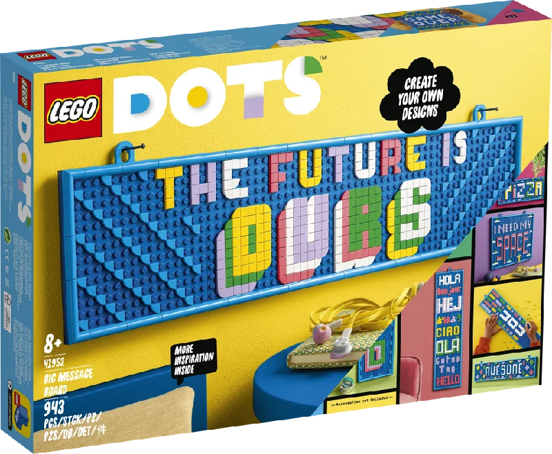 Seamlessly fitting LEGO connectionsLEGO 41952 Dots Big Message Board