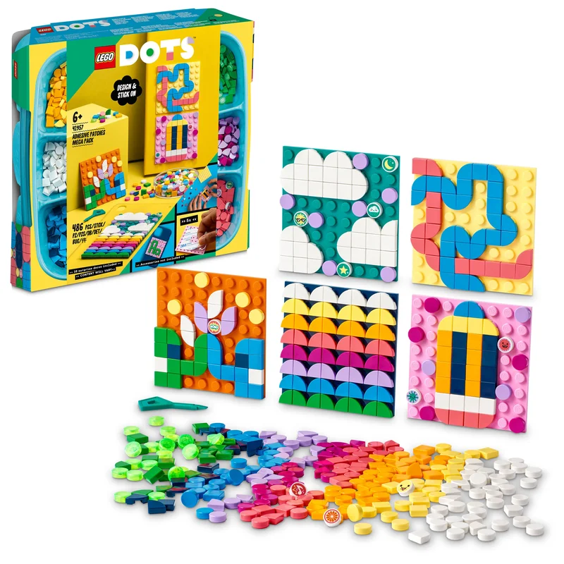 Timeless and classic LEGO toysLEGO 41957 Dots Adhesive Patches Mega Pack