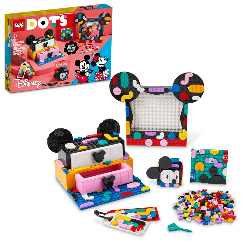 Offering a sense of nostalgia LEGOLEGO 41964 Dots Disney Mickey Mouse & Minnie Mouse Back To School Project Box Offering a sense of nostalgia LEGOLEGO 41964 Dots Disney Mickey Mouse & Minnie Mouse Back To School Project Box