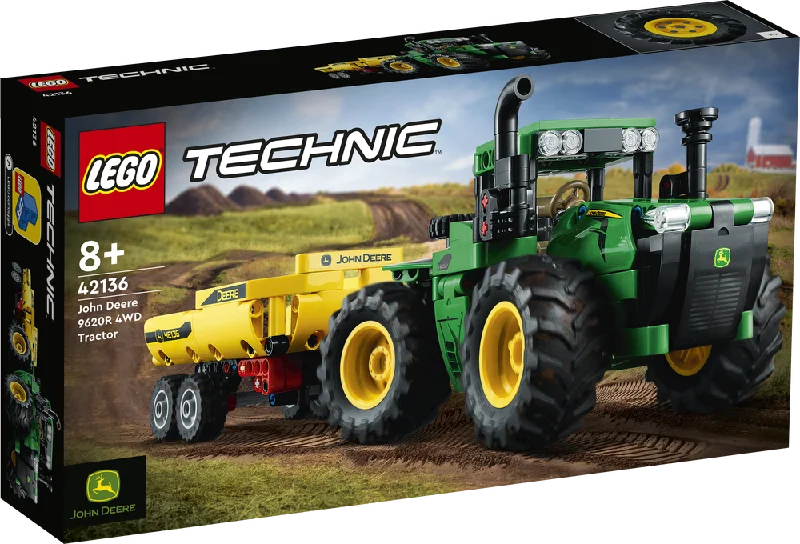 Age-appropriate LEGO toysLEGO 42136 Technic John Deere 9620R 4WD Tractor