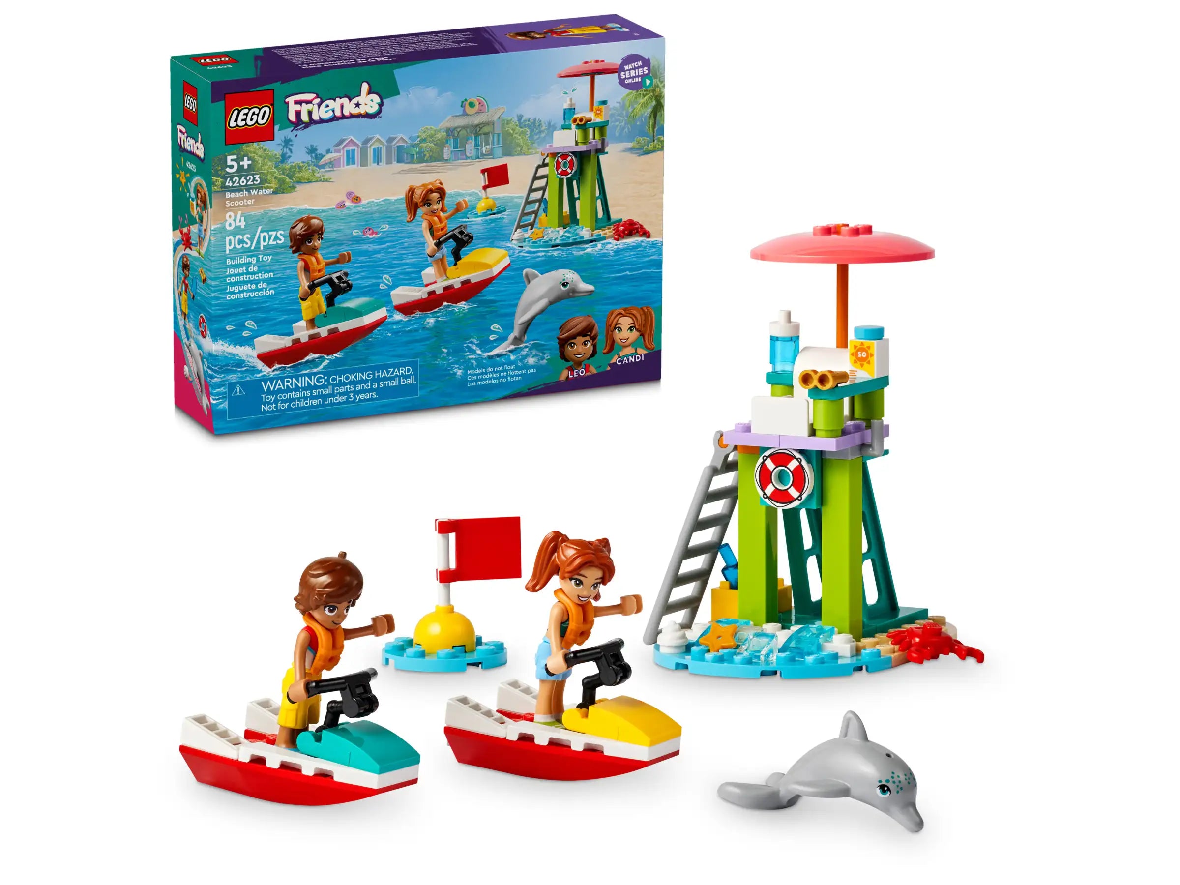 Beautifully crafted LEGO sculpturesLEGO 42623 Friends Beach Water Scooter Lifeguard