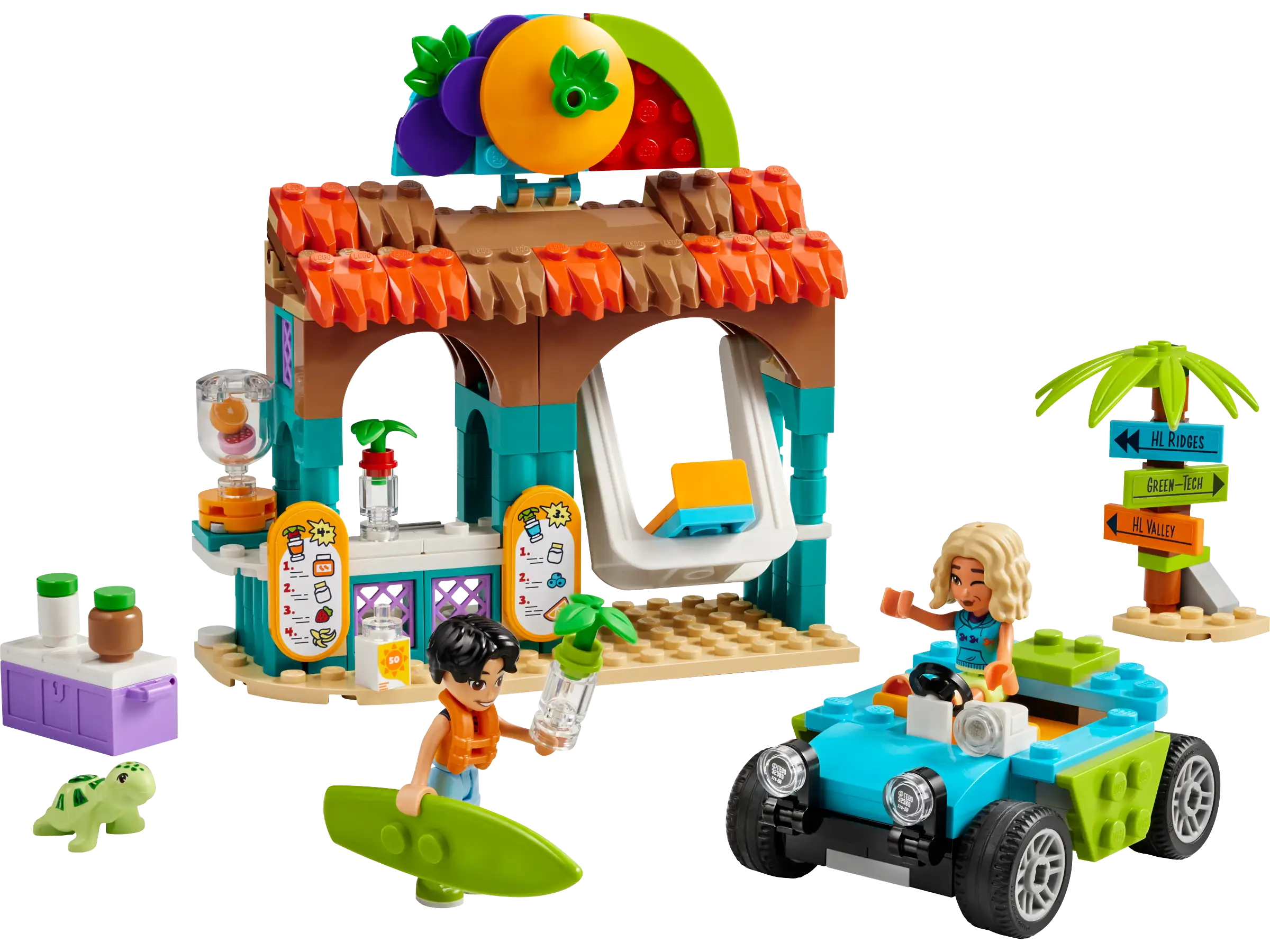 Highly adaptable LEGO creationsLEGO 42625 Friends Beach Smoothie Stand Play Food