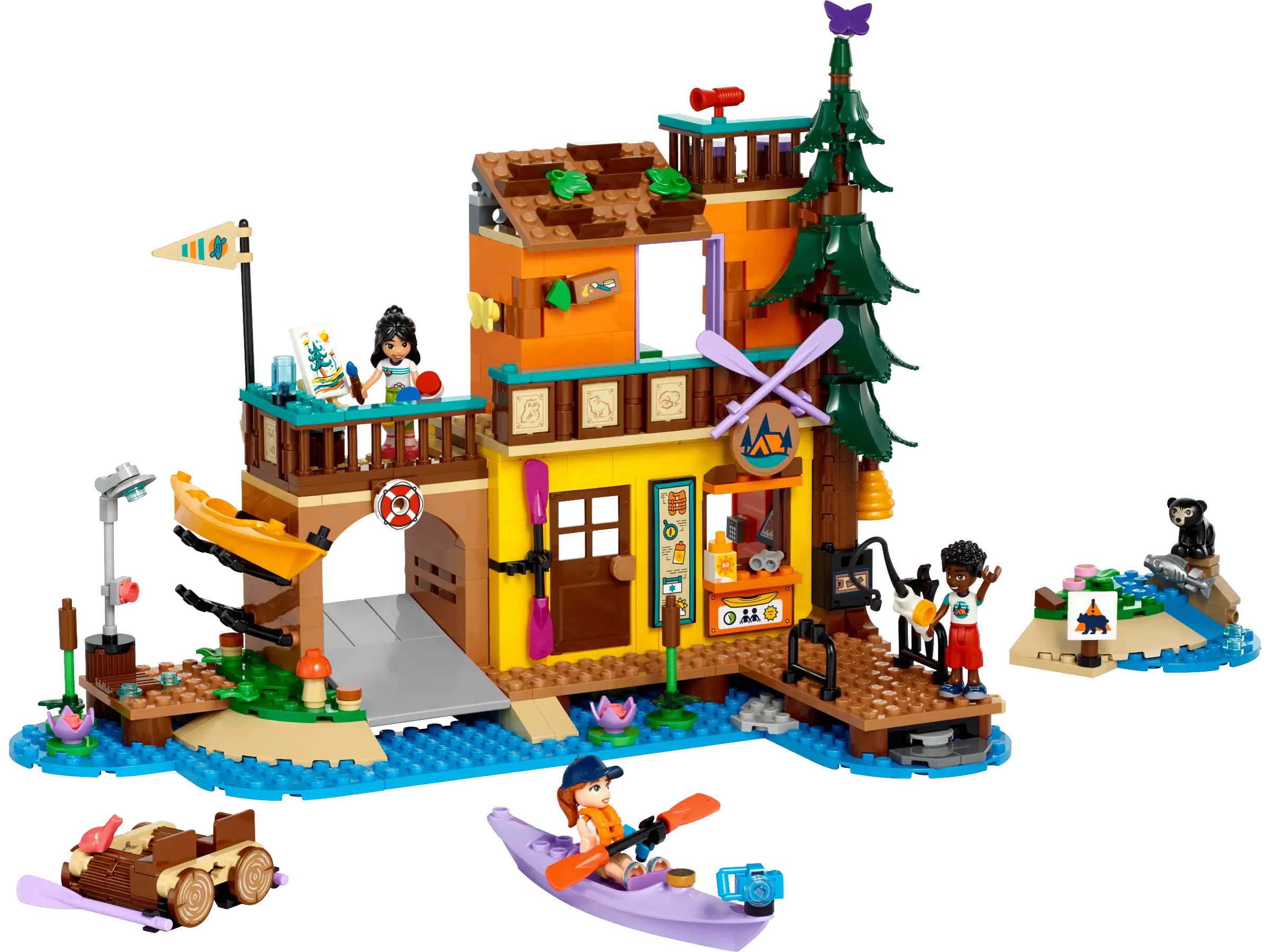 Seamlessly fitting LEGO connectionsLEGO 42626 Friends Adventure Camp Water Sports Building Seamlessly fitting LEGO connectionsLEGO 42626 Friends Adventure Camp Water Sports Building