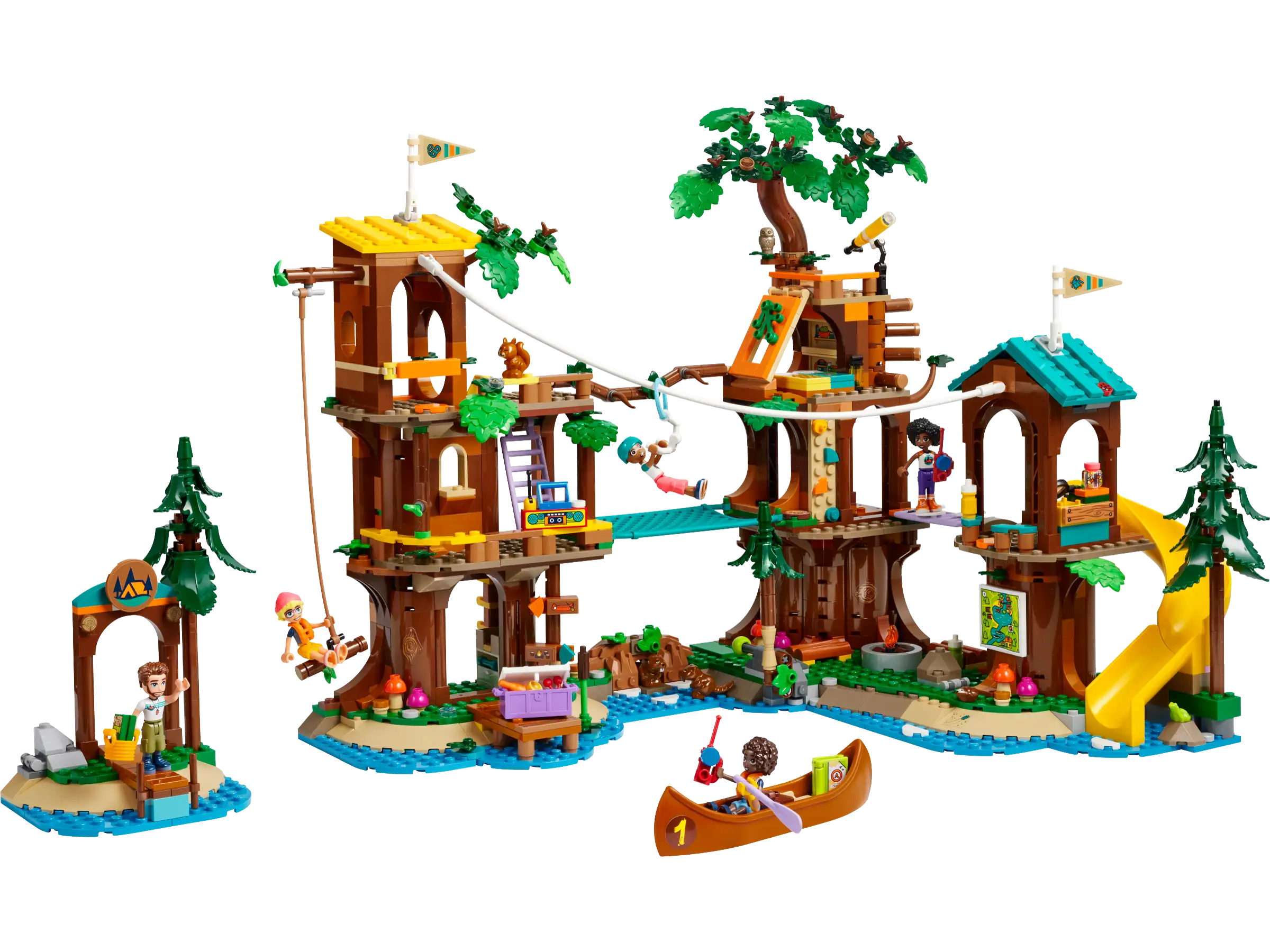 Precisely scaled LEGO miniaturesLEGO 42631 Friends Adventure Camp Tree House Playset Precisely scaled LEGO miniaturesLEGO 42631 Friends Adventure Camp Tree House Playset