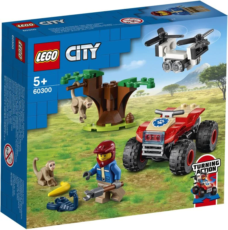 Enhancing problem-solving skills LEGOLEGO 60300 City Wildlife Rescue Atv