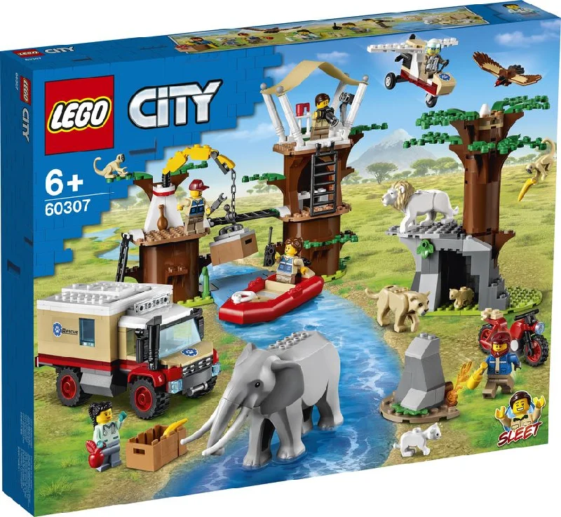 Offering interactive play LEGOLEGO 60307 City Wildlife Rescue Camp