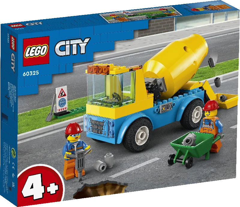 Stimulating and engaging LEGO playLEGO 60325 City Cement Mixer Truck