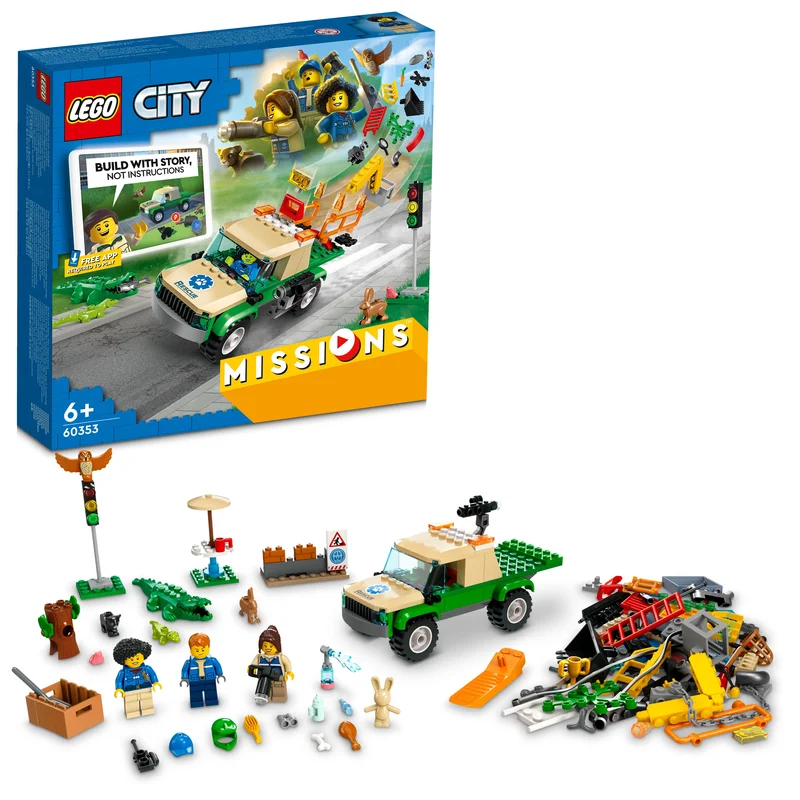 Encouraging social interaction LEGOLEGO 60353 City Wild Animal Rescue Missions