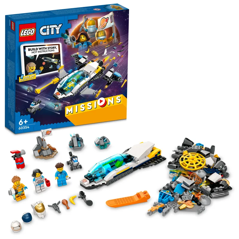 Promoting social skills LEGO playLEGO 60354 City Mars Spacecraft Exploration Missions