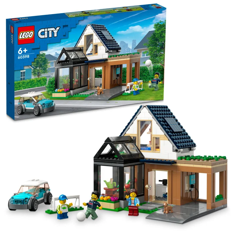 Universally loved LEGO toysLEGO 60398 City Family House And Electric Car