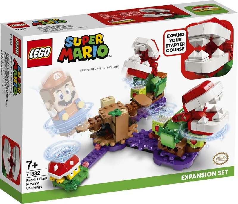 Family-friendly LEGO experiencesLEGO 71382 Super Mario Piranha Plant Puzzling Challenge Expansion Set Family-friendly LEGO experiencesLEGO 71382 Super Mario Piranha Plant Puzzling Challenge Expansion Set