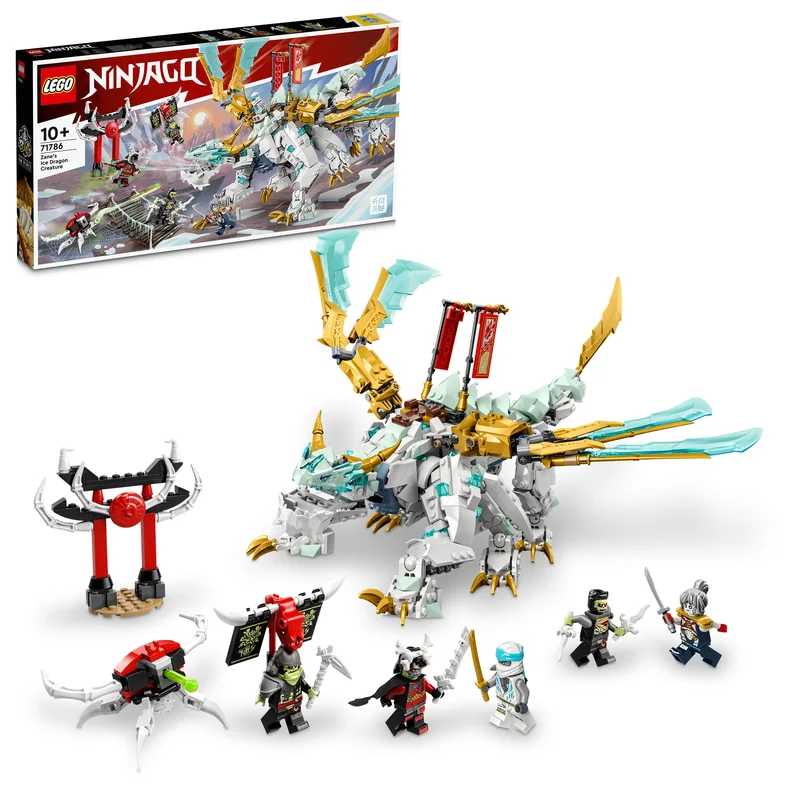 Reflecting diverse hobbies LEGO setsLEGO 71786 Ninjago Zane’S Ice Dragon Creature
