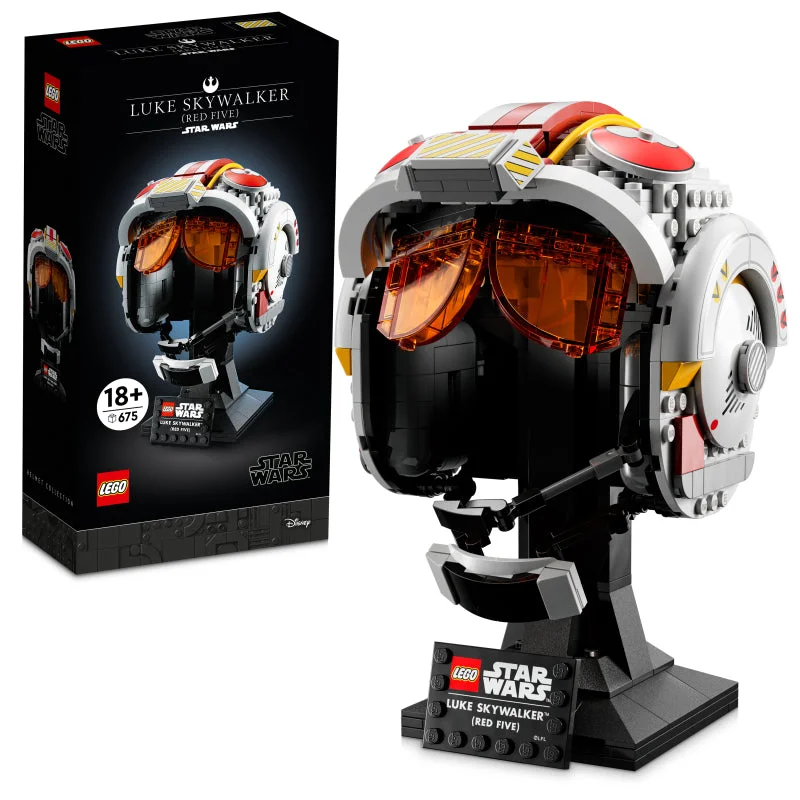 Intricate and intricate LEGO designsLEGO 75327 Star Wars Luke Skywalker (Red Five) Helmet Intricate and intricate LEGO designsLEGO 75327 Star Wars Luke Skywalker (Red Five) Helmet