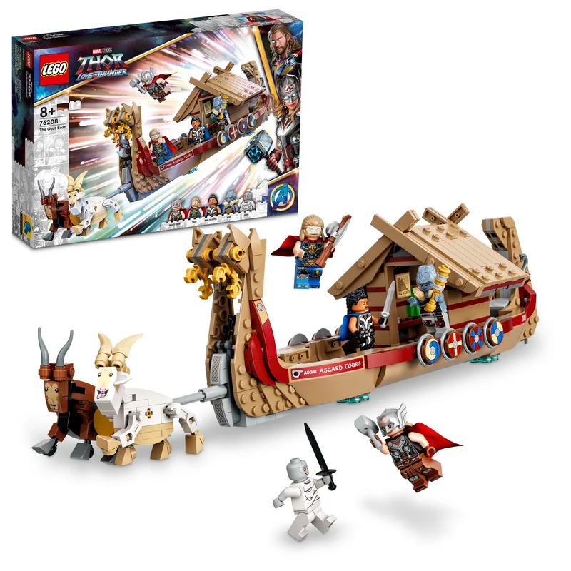 Promoting fine motor skills LEGO setsLEGO 76208 Super Heroes Marvel Thor The Goat Boat Promoting fine motor skills LEGO setsLEGO 76208 Super Heroes Marvel Thor The Goat Boat