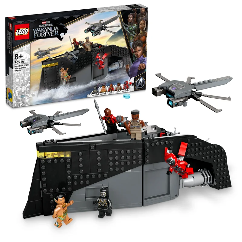 Promoting fine art skills LEGO modelsLEGO 76214 Super Heroes Black Panther War On The Water Promoting fine art skills LEGO modelsLEGO 76214 Super Heroes Black Panther War On The Water