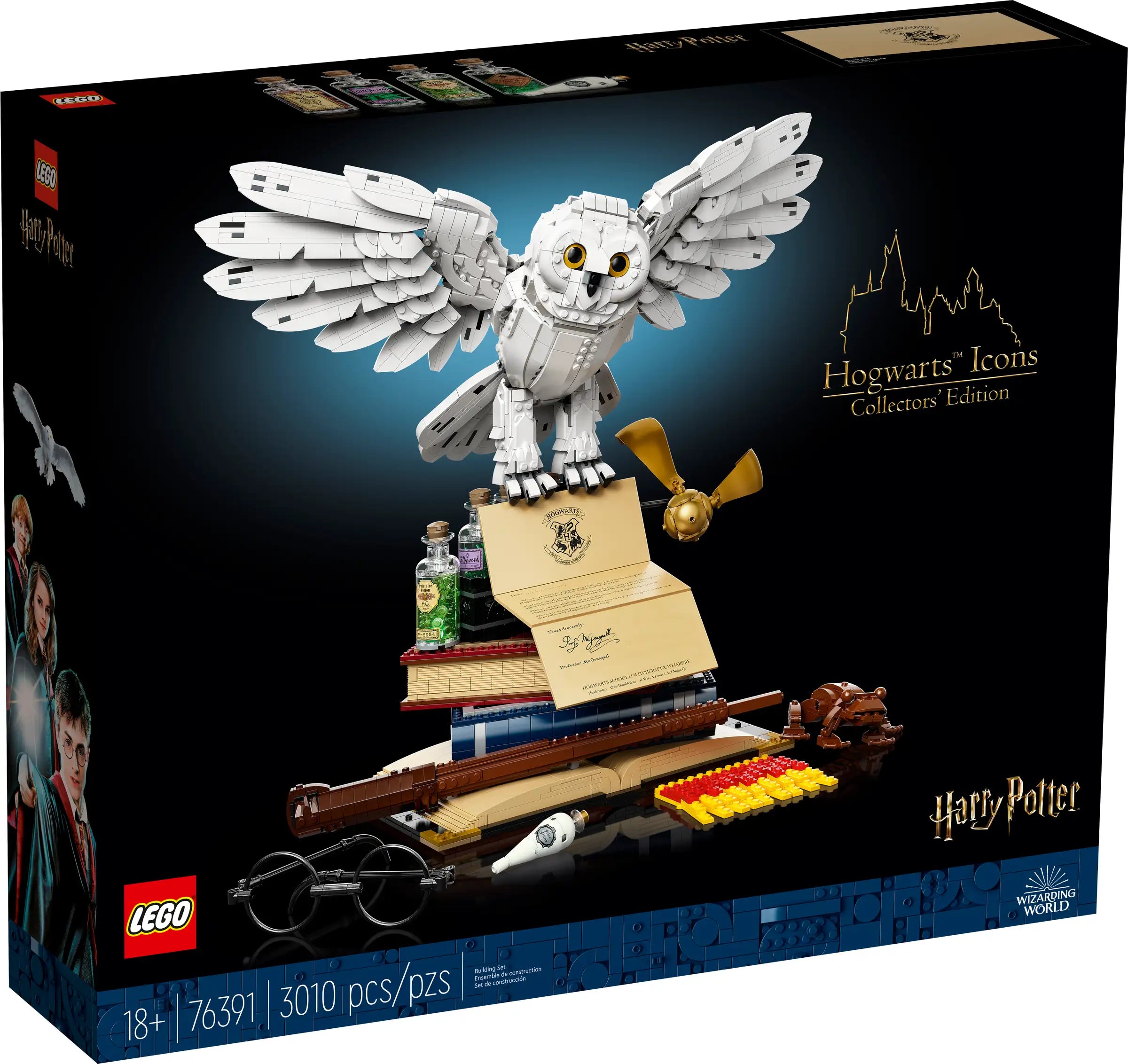 Intricately designed LEGOLEGO 76391 Harry Potter Hogwarts™ Icons - Collectors' Edition Intricately designed LEGOLEGO 76391 Harry Potter Hogwarts™ Icons - Collectors' Edition