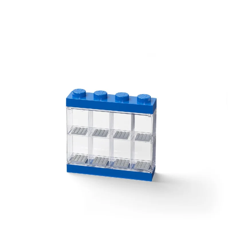 Offering educational value LEGOLEGO 8 Window Minifigure Display Case Blue