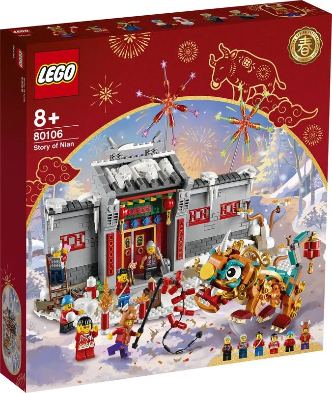 Promoting environmental awareness LEGOLEGO 80106 Chinese Festival Story Of Nian