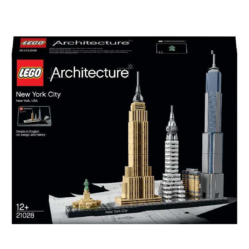 Customizable and personalized LEGO optionsLEGO Architecture New York