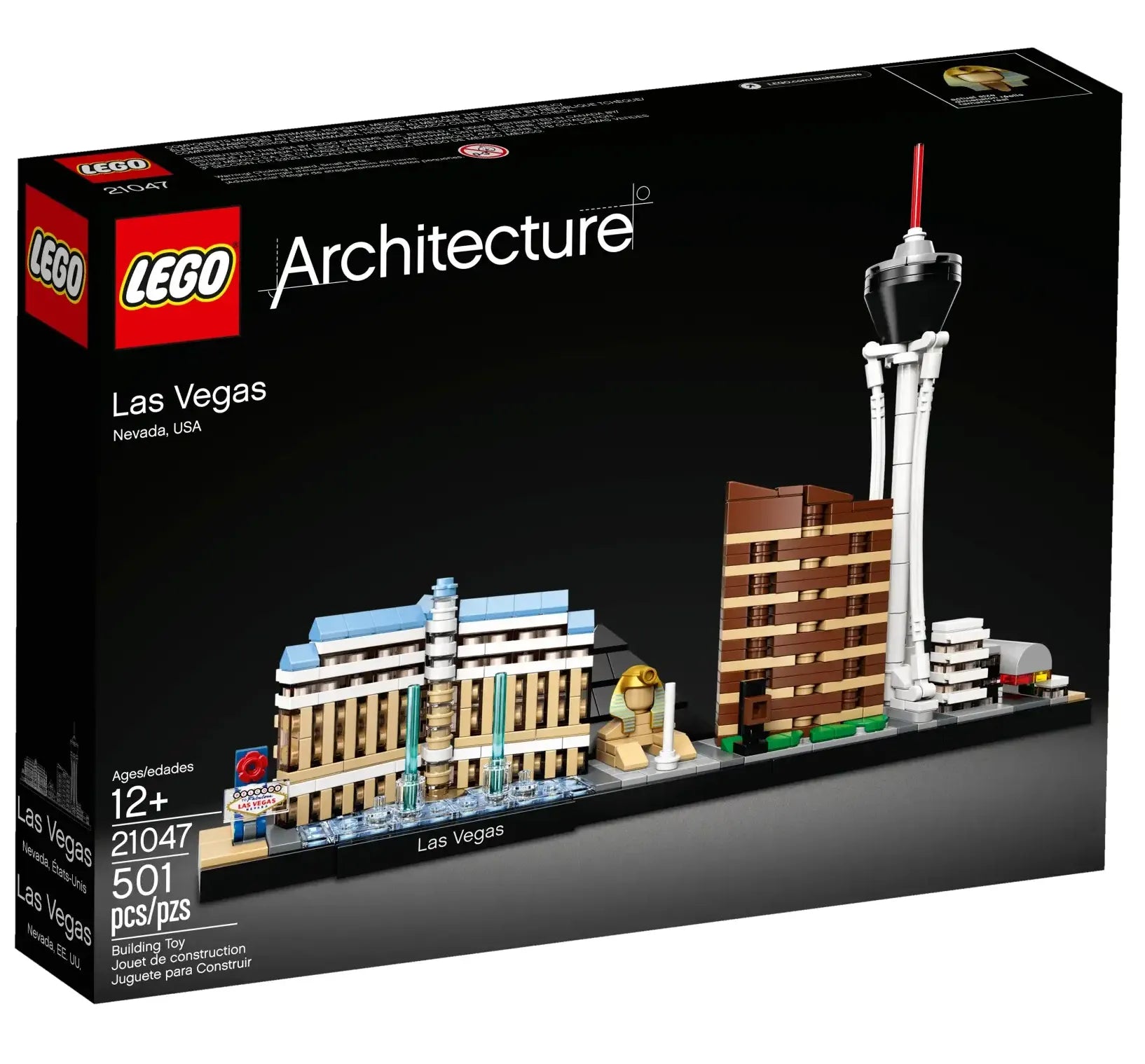 Gender-neutral LEGO toysLEGO Architecture Skyline Collection 21047 Las Vegas