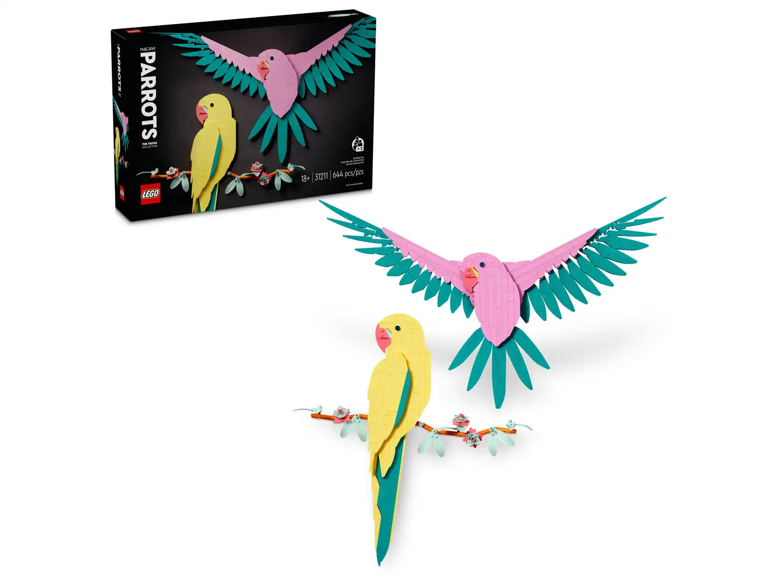 Offering hours of entertainment LEGOLEGO® Art: The Fauna Collection – Macaw Parrots 31211 Offering hours of entertainment LEGOLEGO® Art: The Fauna Collection – Macaw Parrots 31211