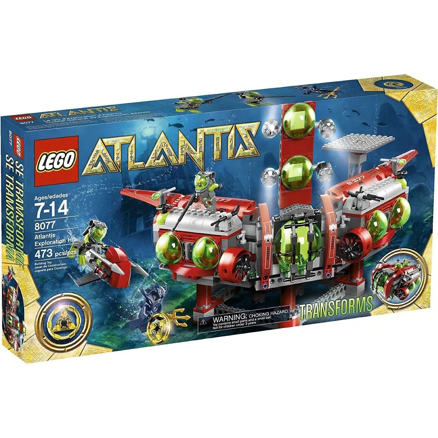 Offering endless possibilities LEGOLEGO [Atlantis] - Atlantis Exploration HQ (8077)