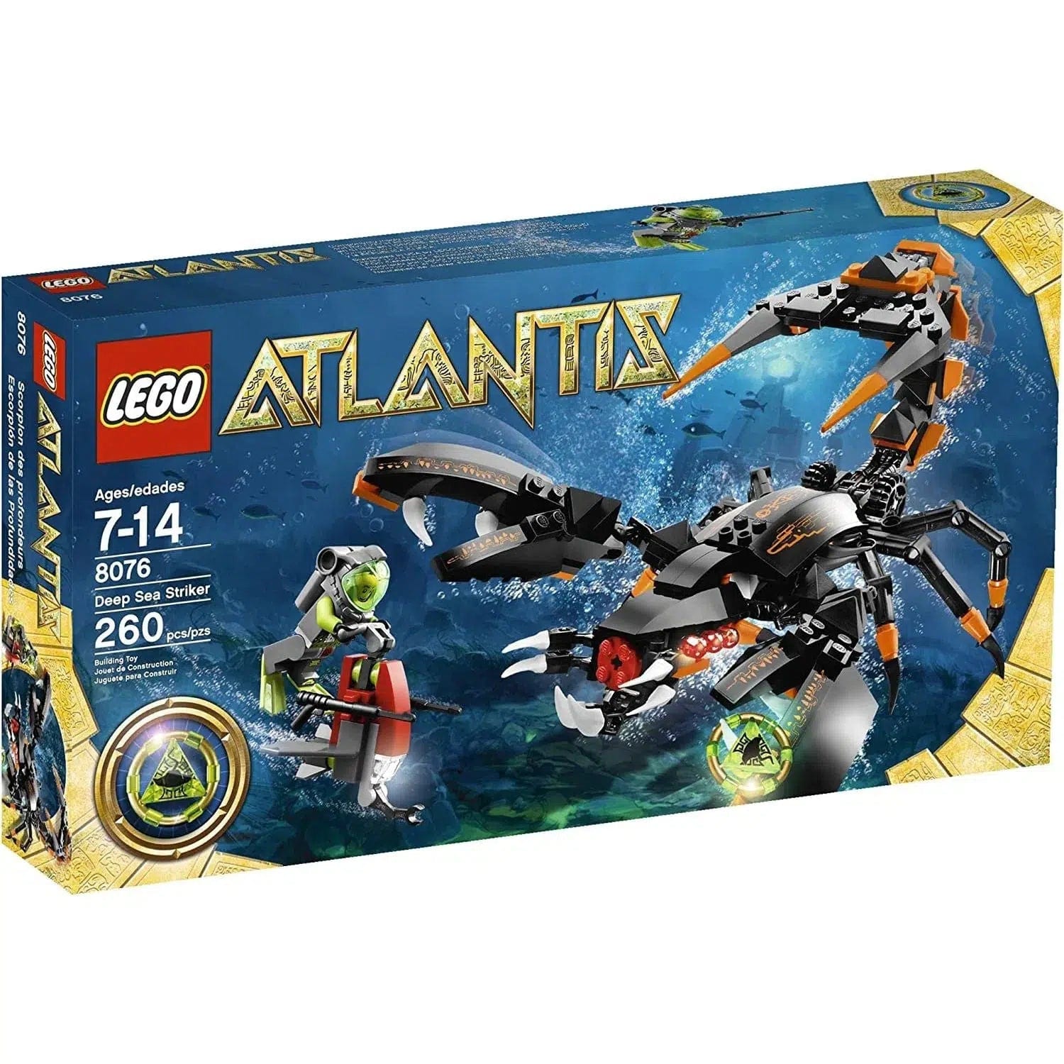 Promoting critical thinking LEGO challengesLEGO [Atlantis] - Deep Sea Striker (8076)