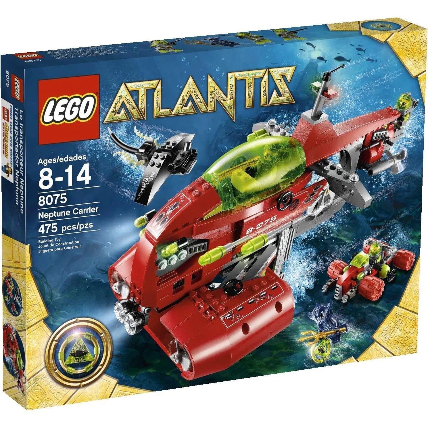 Captivating and enchanting LEGO worldsLEGO [Atlantis] - Neptune Carrier (8075)